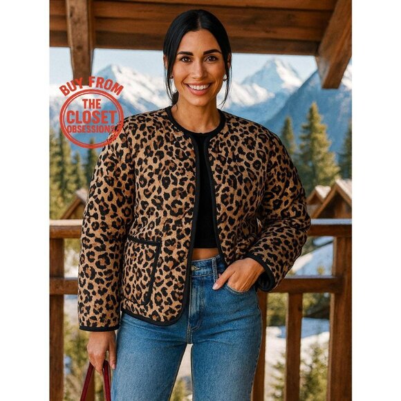 Zara Jackets & Blazers - ZARA Leopard Print Jacket NWT